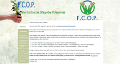 Desktop Screenshot of fcop-formation-osteopathe.fr